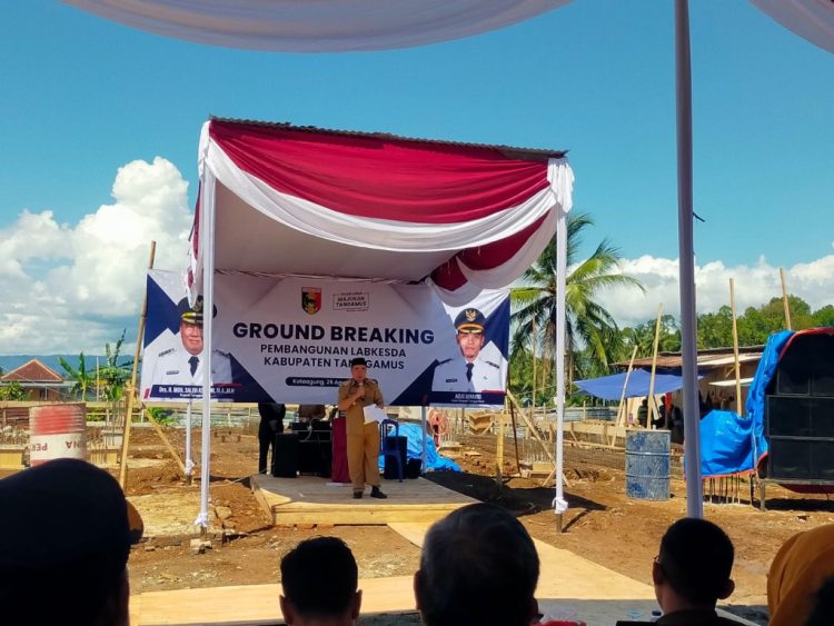 Bupati Tanggamus Resmikan Groundbreaking Labkesda, Tingkatkan Pelayanan Kesehatan Masyarakat
