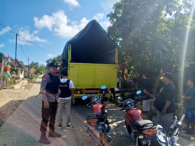 Polsek Katibung Gagalkan Perjudian Sabung Ayam di Lampung Selatan, 11 Motor dan Dua Ayam Diamankan