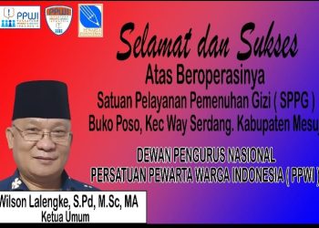 Ketua DPN PPWI Wilson Lalengke Apresiasi Launching Dapur Sehat SPPG di Kabupaten Mesuji Lampung