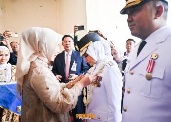 Bupati Pesawaran Nanda Indira Sampaikan Pidato Perdana, Perkenalkan Visi Pembangunan Lima Tahun ke Depan