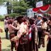 Polwan Polres Tanggamus Kampanyekan “Rise and Speak” untuk Lindungi Perempuan dan Anak di Apel HUT Pramuka ke-64