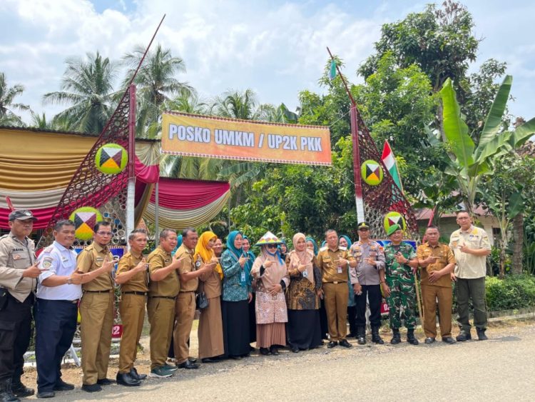 Ketua TP-PKK Tanggamus Tinjau Kesiapan Desa Tapis di Semaka