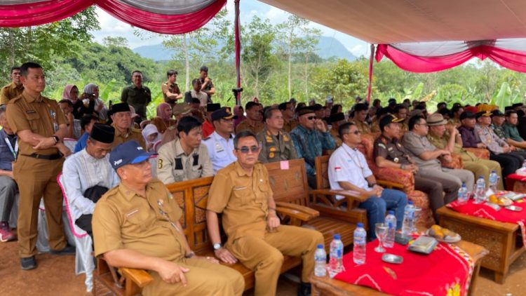 Bupati Tanggamus Resmikan Groundbreaking Pembangunan Jembatan Ulu Semong, Dorong Konektivitas dan Ekonomi Lokal