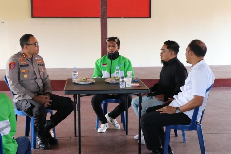 Kapolres Lampung Barat Gelar Silaturahmi Bersama Driver Ojek Online Draiv