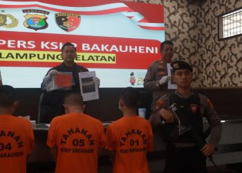 Polres Lampung Selatan Ungkap Kasus Pemerasan di Pelabuhan Bakauheni, Tiga Pelaku Diamankan