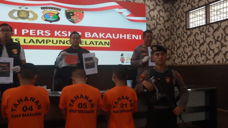 Polres Lampung Selatan Ungkap Kasus Pemerasan di Pelabuhan Bakauheni, Tiga Pelaku Diamankan