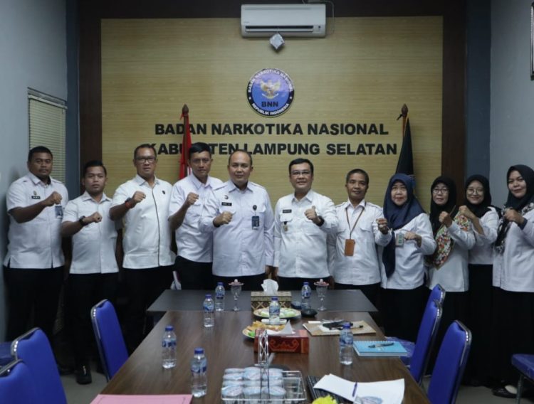 BNNK Lampung Selatan dan Lapas Narkotika Kelas IIA Bandar Lampung Tandatangani PKS Perkuat P4GN