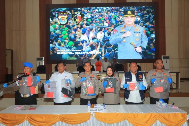 7 Perusuh Diamankan Polda Lampung, 1 Pemuda Jadi Tersangka Kasus Bom Molotov Saat Demo Ricuh