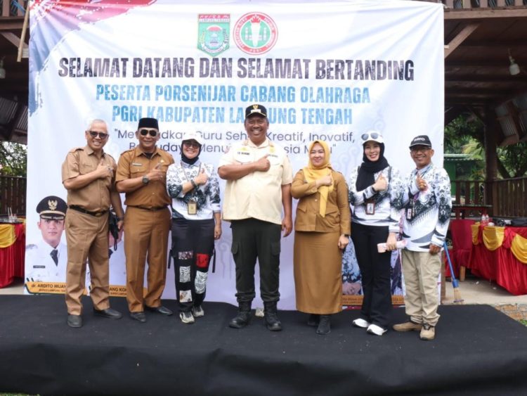 Wabup Lampung Tengah Hadiri PORSENIJAR 2025: Panggung Besar Kreativitas Guru dan Pelajar