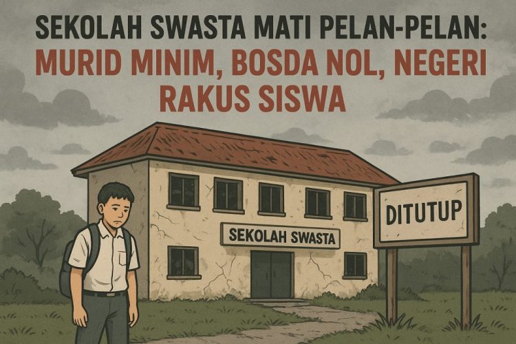 Krisis SMA/SMK Swasta Lampung: Murid Menipis, Subsidi Nihil, Negeri Justru ‘Rakush’ Siswa!