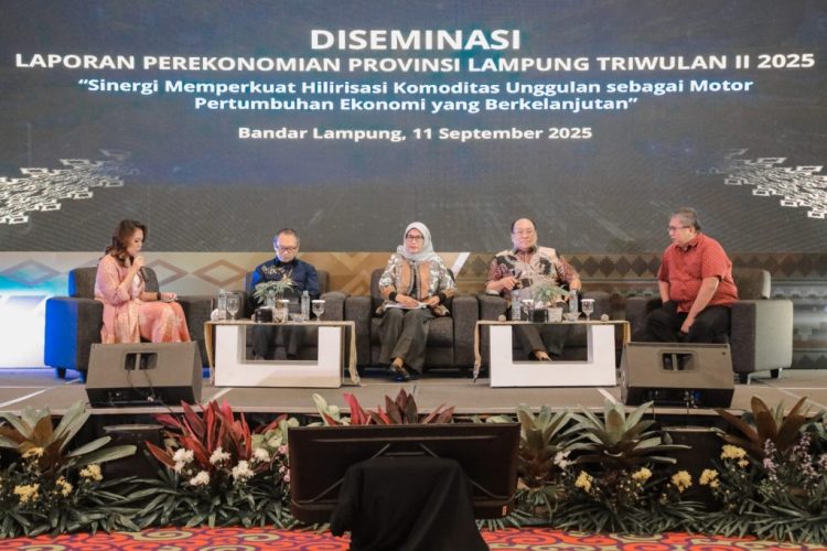 Diseminasi Laporan Perekonomian Lampung Triwulan II 2025: Sinergi Lintas Stakeholder Kunci Percepatan Hilirisasi Menuju Indonesia Emas 2045