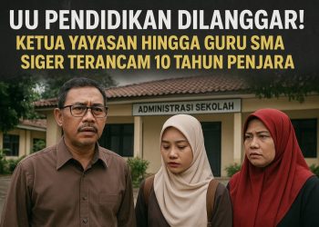 UU Pendidikan Dilanggar! SMA Swasta Siger Bandar Lampung Diduga Ilegal, Ketua Yayasan hingga Guru Terancam 10 Tahun Penjara