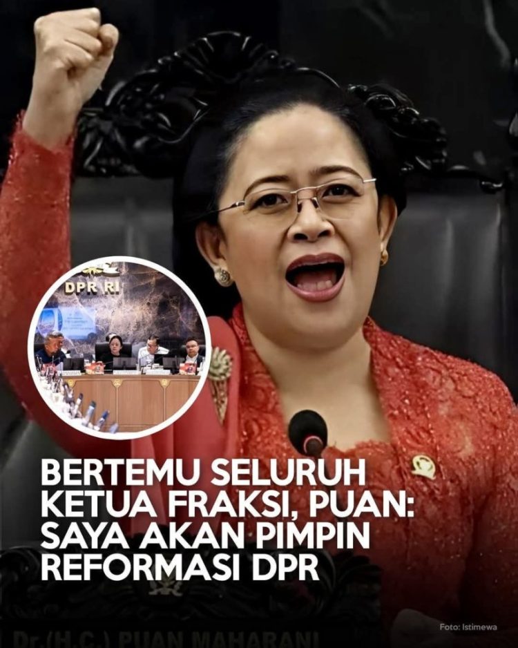 Puan Maharani Komando Reformasi Legislatif: Parlemen Jadi Garda Rakyat Wujudkan Sumitronomic Prabowo