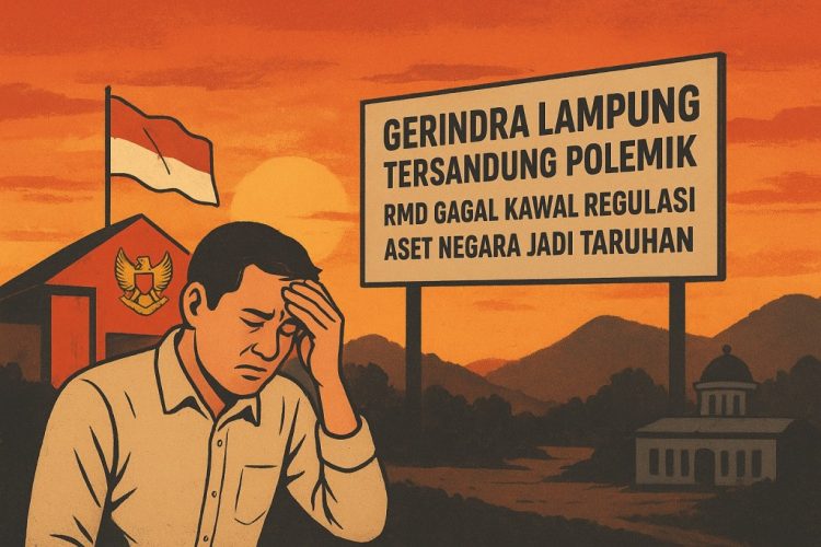 Gerindra Lampung Diguncang Polemik Aset Negara, RMD Dinilai Lalai Kawal Regulasi Hingga Terancam Sorotan Hukum