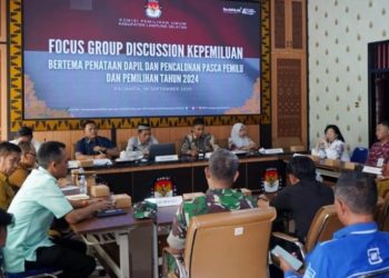 KPU Lampung Selatan Gelar FGD Strategis, Bahas Dapil dan Pencalonan Pasca Pemilu 2024