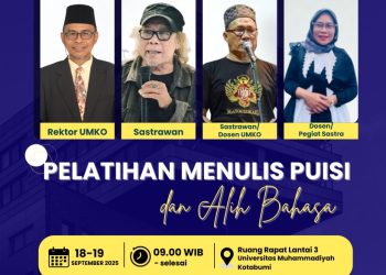 Isbedy Stiawan ZS, Paus Sastra Lampung, Siap Guncang UMKO dengan Pelatihan Menulis Puisi