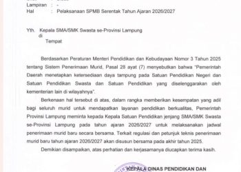 SMA Siger Eva Dwiana Dicoret Disdikbud Lampung, Status Ilegal Terungkap!