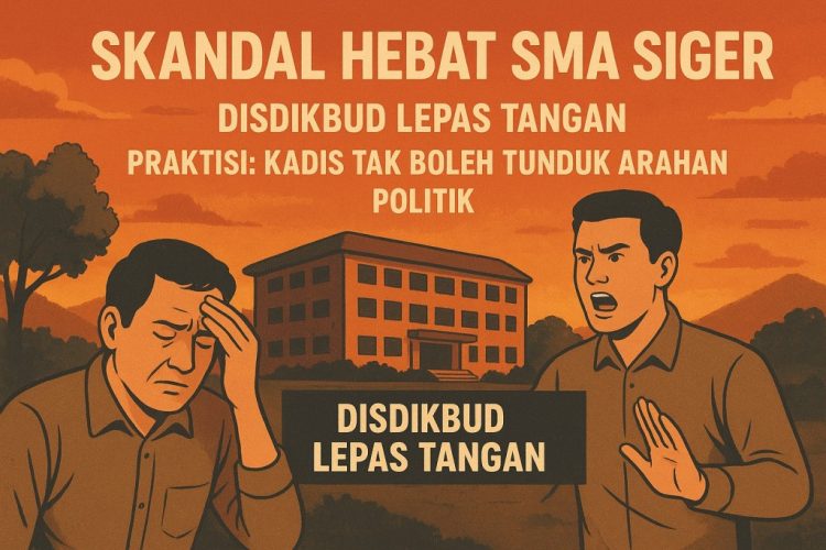 Skandal Hebat SMA Siger: Disdikbud Lepas Tangan, Praktisi Pendidikan Kritisi Kadis Tak Boleh Tunduk Tekanan Politik
