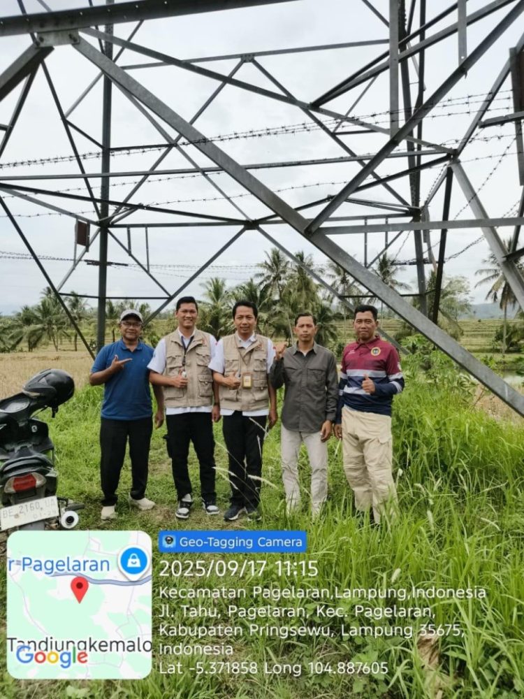 Pringsewu Siap Percepat Pembangunan Tower SUTT, Kantor Pertanahan Lakukan Pemeriksaan Lapang Sertifikat Tapak