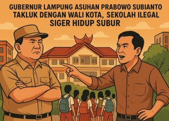 Gubernur Lampung Dinilai Tak Berdaya Hadapi Wali Kota Bandar Lampung, Sekolah Ilegal Siger Terus Tumbuh Subur