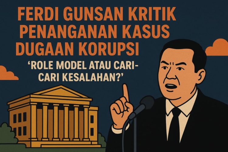 Ferdi Gunsan Bongkar Kejanggalan Penanganan Kasus Korupsi PT LEB: “Role Model atau Sekadar Cari-Cari Kesalahan?”