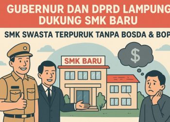 Geger Pendidikan Lampung: Gubernur dan DPRD Dukung SMK Baru, Nasib SMK Swasta Kian Terpuruk