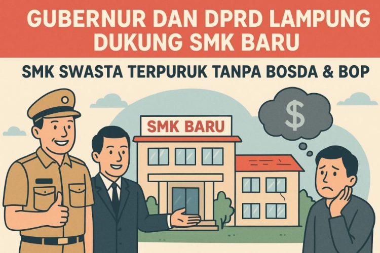Geger Pendidikan Lampung: Gubernur dan DPRD Dukung SMK Baru, Nasib SMK Swasta Kian Terpuruk