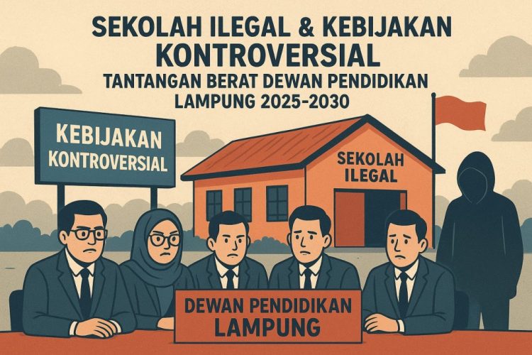 Sekolah Ilegal & Kebijakan Kontroversial: Dewan Pendidikan Lampung Dihadapkan Tantangan Berat 2025-2030