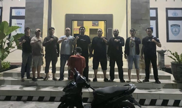 Tangkap Basah! Tekab 308 Presisi dan Polsek Kota Agung Ringkus Pelaku Curanmor di Tanggamus