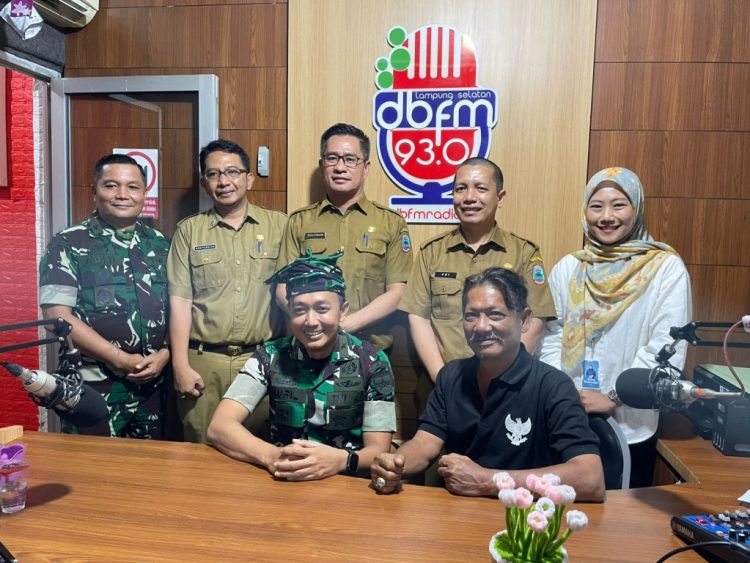 Radio Dimensi Baru Lampung Selatan Gelar Talkshow Eksklusif, Dandim 0421 Ajak Generasi Muda Jadi Prajurit TNI AD Tanpa Biaya