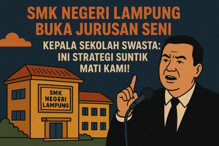 Jurusan Seni di SMK Negeri Lampung Picu Polemik: Swasta Menilai Strategi “Suntik Mati”