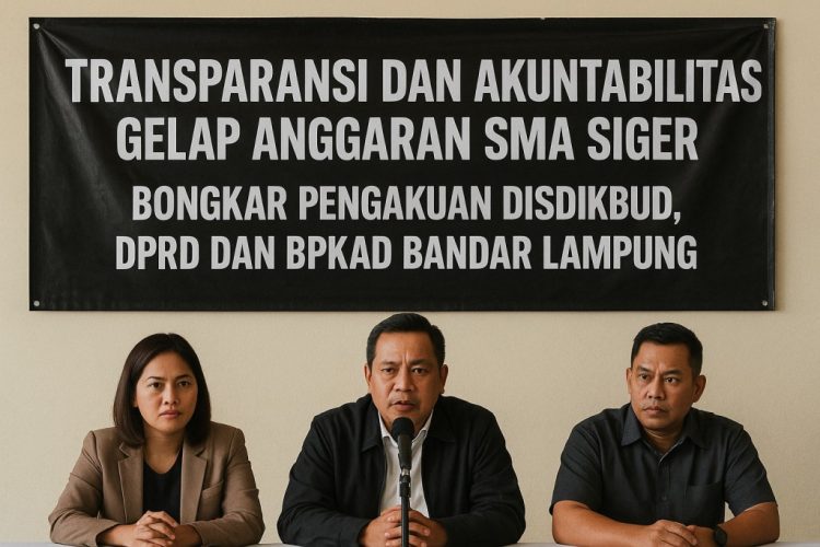 Gelapnya Anggaran SMA Siger: Disdikbud, DPRD, dan BPKAD Saling Bantah Soal Dana APBD-P