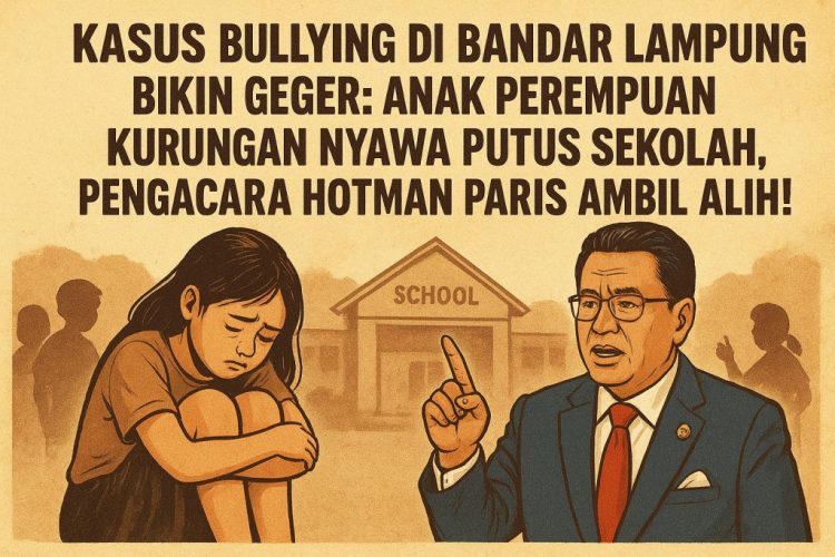 Kasus Bullying di Bandar Lampung Hebohkan Publik: Anak Terpaksa Putus Sekolah, Hotman Paris Turun Tangan