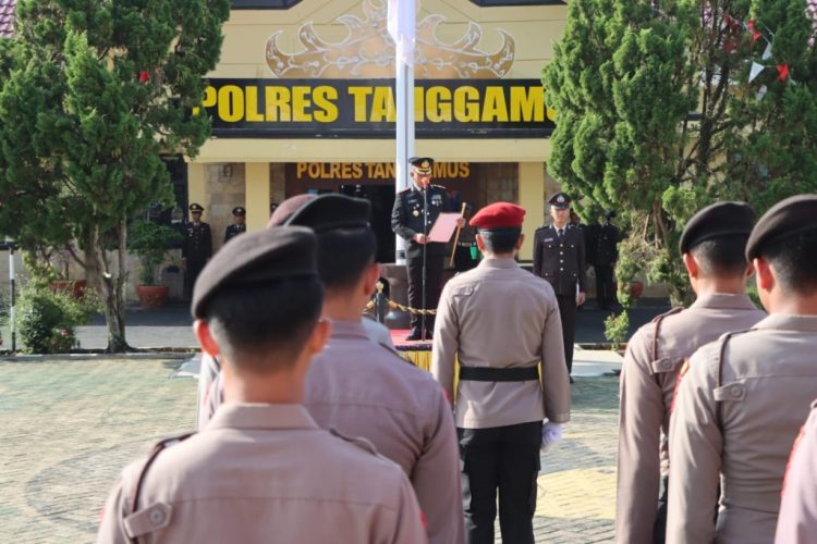 Kapolres Tanggamus Pimpin Upacara Khidmat Hari Kesaktian Pancasila, Tegaskan Pentingnya Persatuan Bangsa