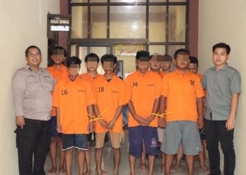 Polres Pringsewu Ringkus Delapan Pelaku Narkoba, Dua Diduga Pengedar Sabu