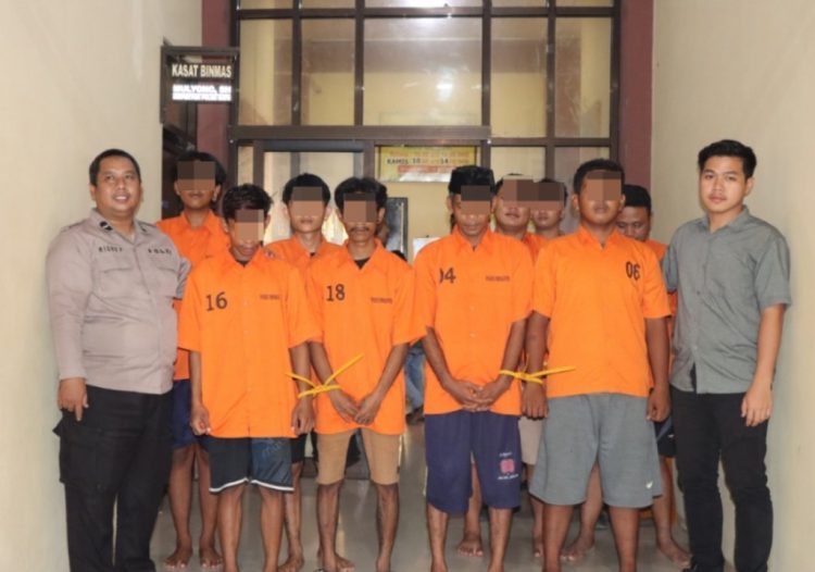 Polres Pringsewu Ringkus Delapan Pelaku Narkoba, Dua Diduga Pengedar Sabu