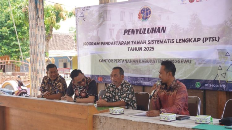 BPN Pringsewu Gencar Sosialisasi PTSL, Masyarakat Pekon Tambah Rejo Barat Antusias