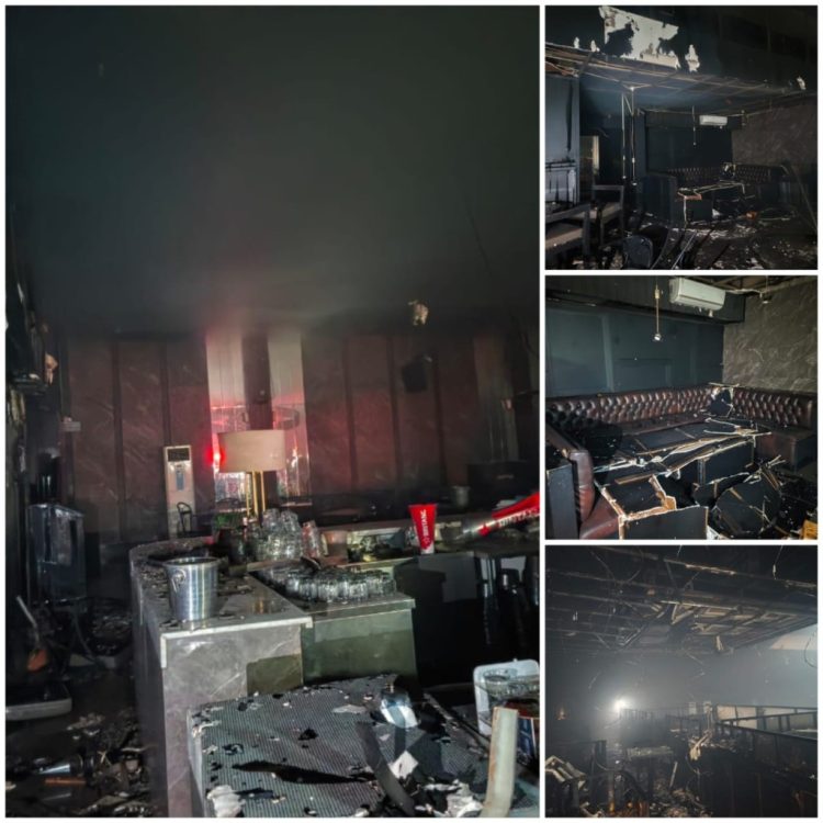 Heboh! Bar dan Lounge Radar Space Bandar Lampung Ludes Terbakar, Diduga Akibat Human Error Saat Pengisian Daya Sisha Elektrik