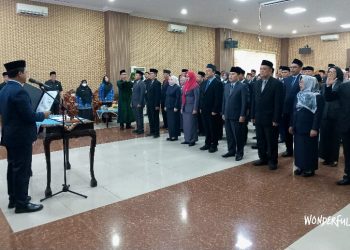 Bupati Pringsewu Lantik 47 Pejabat Administrator dan Pengawas, Riyanto Pamungkas Tekankan Amanah dan Kualitas Pelayanan