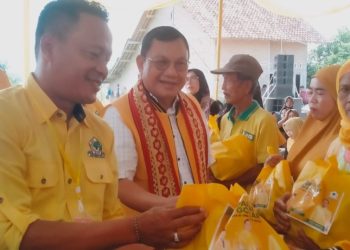 Meriah dan Penuh Semangat! Hanan A. Razak Serukan Kader Golkar Jaga Pancasila di HUT ke-61 di Pringsewu