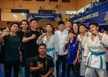 Semangat Juang Atlet Muda Menggelora di Lampung Student Olympic 2025 Cabang Karate