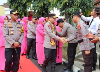 Kapolda Lampung Lakukan Kunjungan Kerja ke Polres Tanggamus, Tegaskan Profesionalisme dan Pelayanan Humanis