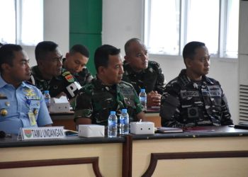 Danlanal Lampung Tegaskan Sinergi Pertahanan Daerah, Ikuti Rakor PAM Wilayah Bersama Pangdam XXI/RI