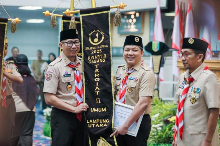 Bupati Lampung Rahmat Mirzani Djausal Dorong Generasi Muda Tangguh melalui Musda Pramuka Lampung 2025