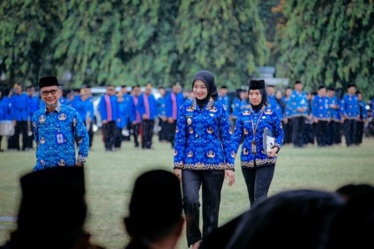 Guyuran Hujan Tak Surutkan Semangat Pemuda Lampung pada Peringatan Hari Sumpah Pemuda ke-97