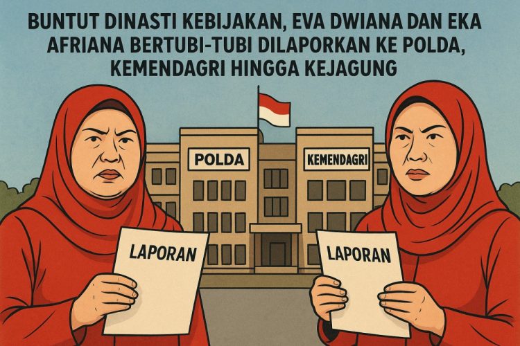 Buntut Dinasti Kebijakan: Eva Dwiana dan Eka Afriana Bertubi-Tubi Dilaporkan ke Polda, Kemendagri, hingga Kejagung