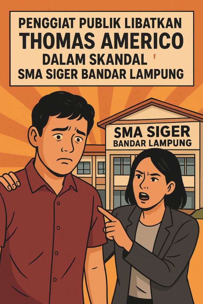 Kontroversi SMA Siger Bandar Lampung Memanas: Thomas Americo Terlibat, Siswa dan Aset Publik Terancam
