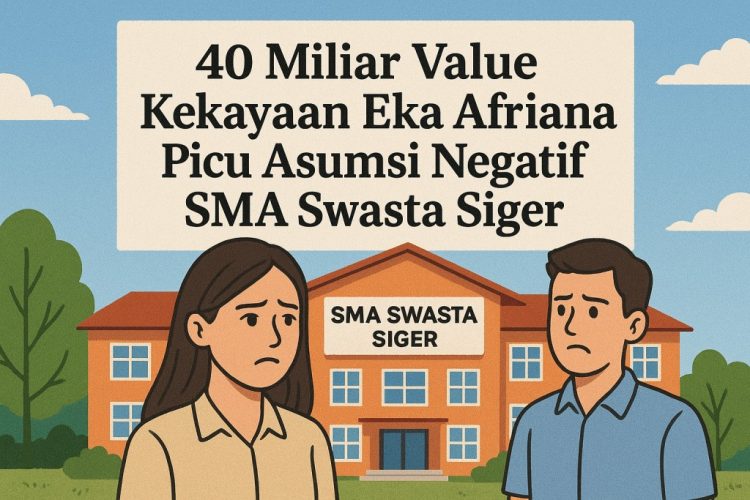“Kekayaan 40 Miliar Eka Afriana Bikin Heboh! Isu Aset Negara untuk SMA Siger Makin Panas, DPRD Diminta Bertindak Cepat!”