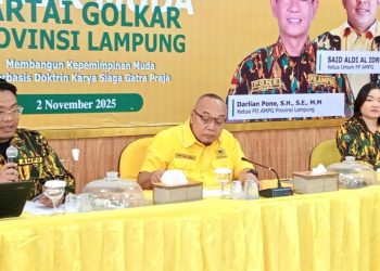 Tony Eka Candra Hipnotis Kader Muda Golkar Lampung, Bagikan Rahasia Sukses Politik