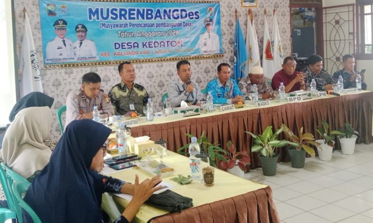Desa Kedaton Gelar Musrenbang 2026, Dorong Pembangunan Infrastruktur hingga Ekonomi Kreatif